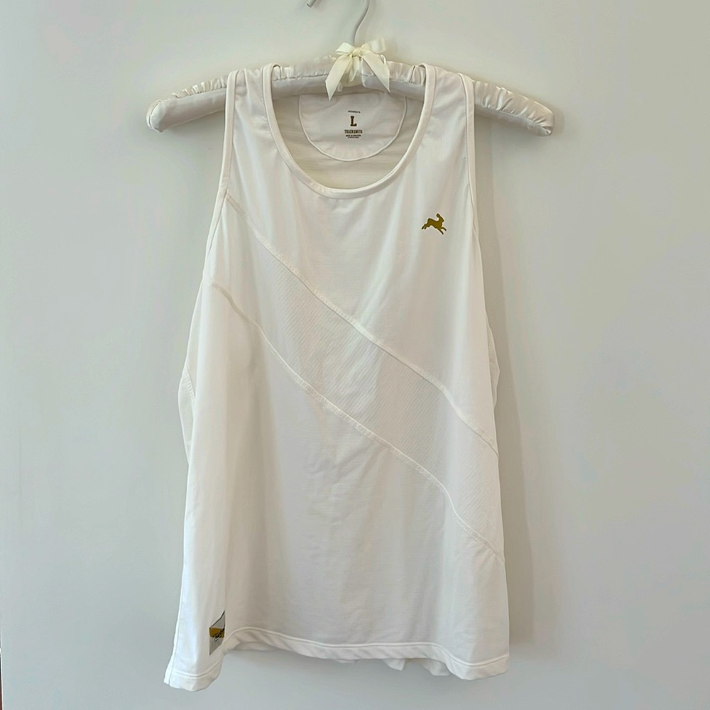 Tracksmith Strata Singlet size L, NWOT